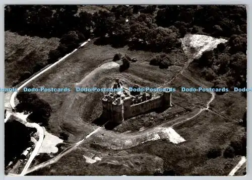 D319763 Caerlaverock Castle From the Air. Krone