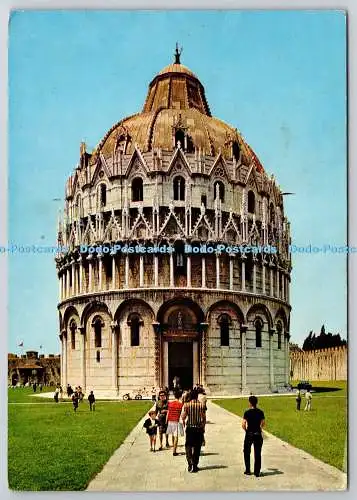D318163 Italien. Pisa. Baptisterium. Postkarte