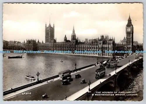 D319772 London. Die Houses of Parliament und die Westminster Bridge. Lansdowne. RP