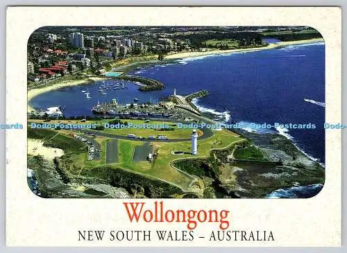 D323417 Wollongong. New South Wales. Australien. Eine Luftaufnahme von Flagstaff Po