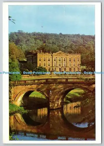 D318188 Chatsworth. Haus und Brücke. English Life Publications. PM. Sheffield.