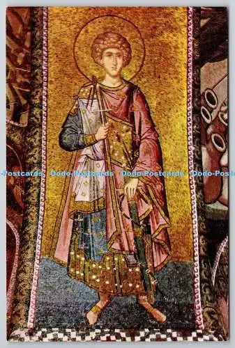 D318191 Türkei. Istanbul. Byzantinisches Mosaik aus dem Kariye Khora Museum. Panorama Kar