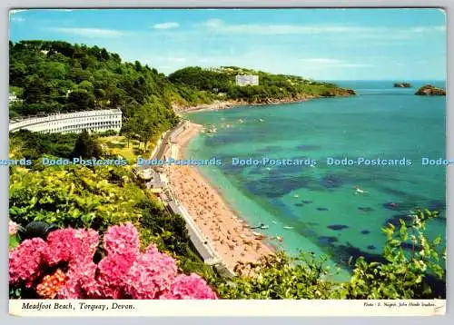 D319806 Torquay. Devon. Meadfoot Beach. John Hinde. E. Nagele