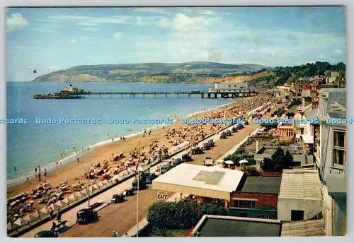 D319808 Isle of Wight. Sandown. Die Esplanade und Pier. J. Arthur Dixon. Newport