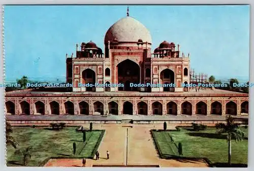 D315387 Indien. Delhi. Humayuns Grab. Postkarte
