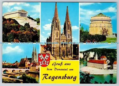 D323441 Regensburg. ML Karten. 60 Jahre Werbung Fell Bayern. Kunstverlag Maximimi