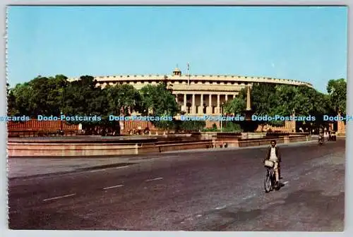 D315391 Indien. Nord-Delhi. Parlamentsgebäude. Postkarte