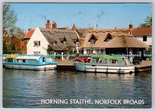 D323448 Horning Staithe. River Bure. Norgolk Broads. J. Salmon Ltd. Sevenoaks. K