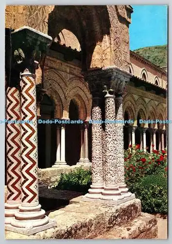 D318218 Monreale. Innenraum des Kreuzgangs. TS. Tecnograf Spa. Palermo. Fotocolor Ko