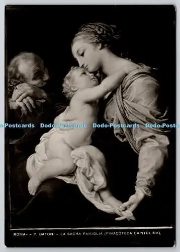 D318220 Roma. P. Batoni. La Sacra Famiglia. Pinacoteca Capitolina. E. Richter. E