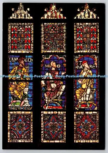 D318228 Kathedrale von Canterbury. Lamech Noah und Terach. Drei genealogische Figuren