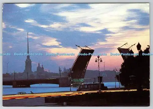D323470 St Petersburg. Blick auf die Peter-und-Paul-Festung. UdSSR