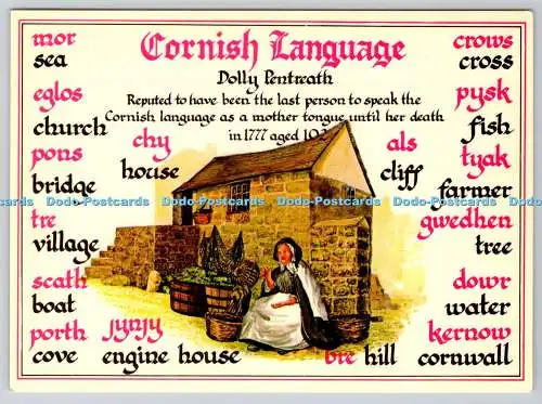 D323484 Cornish Language. Dolly Pentreath. Letzte Person, die bis zu ihrem Tod spricht
