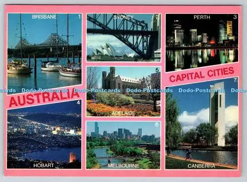 D315453 Australien. Hauptstädte. Sydney G. Hughes. Brisbane. G. 32. 1997. Post