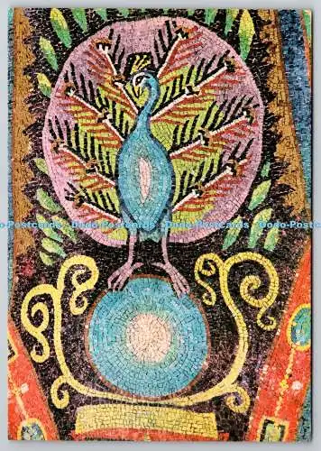 D318282 Ravenna. Basilika St. Vitale. Mosaike des Chores. Ed. Dante. Italien. Lic