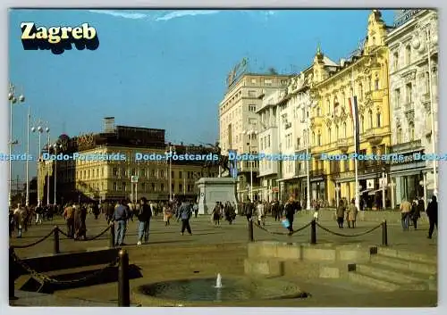 D323520 Zagreb. TRG Bana Jelacica. Tisak. Turistkomerc