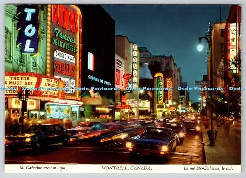 D319900 Montreal. Kanada. St. Catherine Street bei Nacht. John Hinde. Benjamin Mo