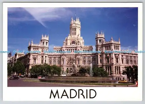 D323524 Madrid. Plaza de la Cibeles. Ediciones 07 1991. PM Madrid. 1993
