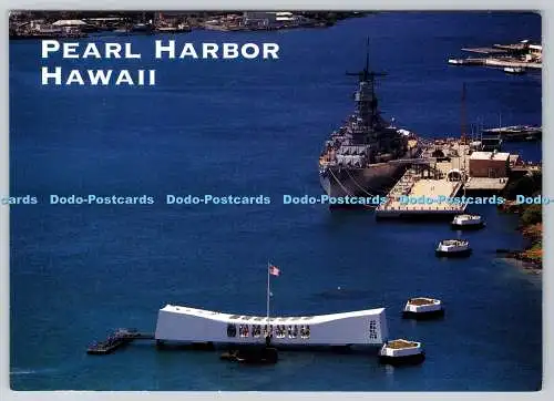 D323525 Pearl Harbor Havaii. Schlachtschiffreihe. USS Arizona Memorial. Missouri Memo