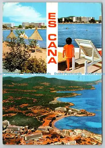 D318310 Ibiza. Es Cana. Cofiba. Fotostempel. Palma de Mallorca. 1982. Postkarte. M