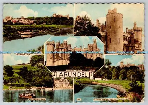 D319922 Arundel. Swanbourne Lake. A. W. Wardell. Multi View
