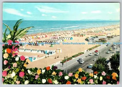 D319935 Riviera Adriatica. Rimini. Strandpromenade und Strand. B. A.R