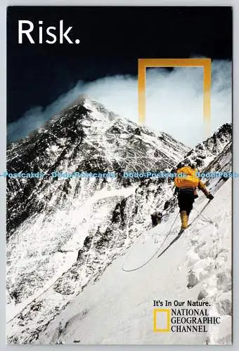 D318344 National Geographic Channel. Risiko. Es liegt in unserer Natur. Avant Card 1999.