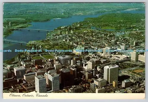 D323582 Ottawa. Ontario. Kanada. Luftaufnahme der Hauptstadt der Nation. Malak. Haustier
