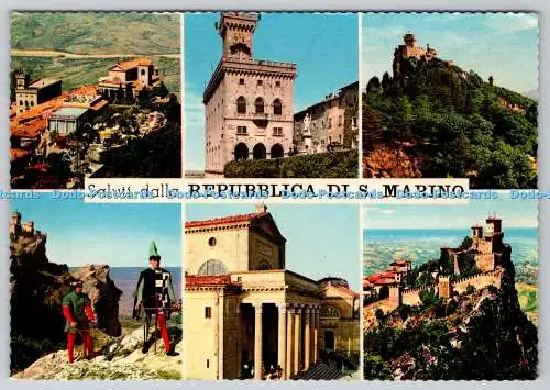 D319958 Saluti Dalla Republica Di S. Marino. Multi View