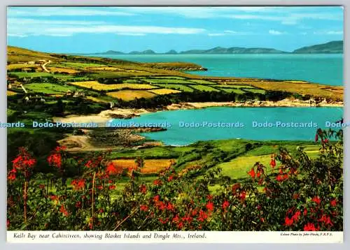 D323586 Kells Bay bei Cahirciveen. Zeigt Blasket Islands und Dingle Mts. Irel