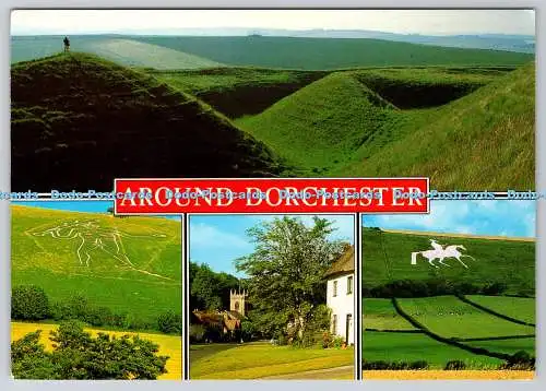 D315534 Rund um Dorchester. Maiden Castle. Cerne Giant. Milton Abbas. White Horse