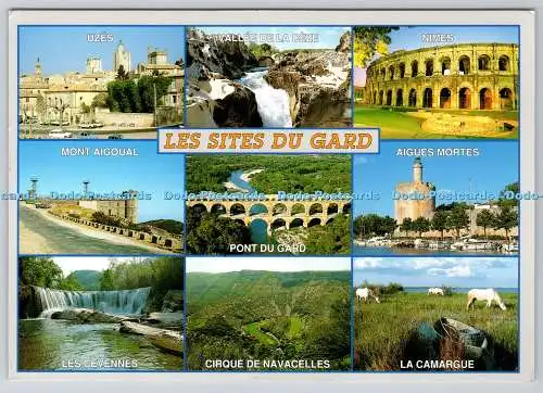 D323587 Les Sites du Gard. Editions Meridionales. St Jean de Vedas. Multi View