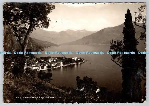 D319964 Menaggio. Lago di Como. Brunner. Como. RP