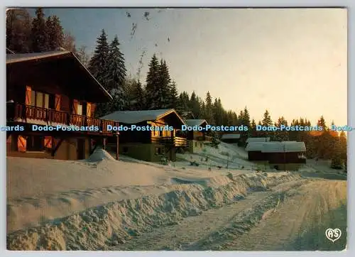D323602 Montagnes en Hiver. Chalets Enneiges. Frankreich. Ets Protet. As de Coeur. P