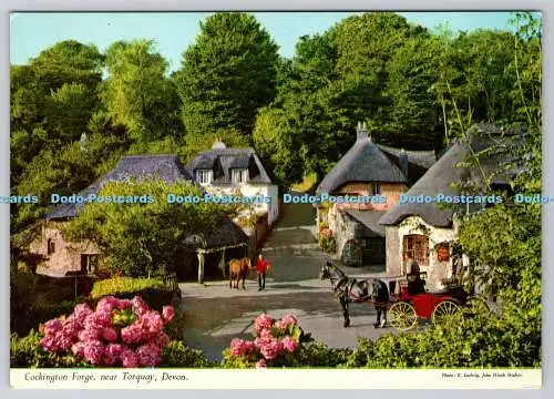 D323605 Spannschmiede. In der Nähe von Torquay. Devon. E. Ludwig. John Hinde. Redruth. Ir