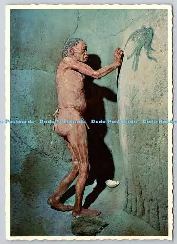 D318422 Südafrika. Oudtshoorn. Cango Caves. Buschmann macht Felsmalereien. Art