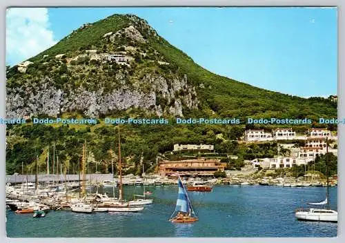 D315612 San Felice Circeo. Gesamtansicht vom Hafen aus gesehen. Plurigraf. Terni. Fot