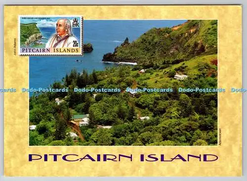 D323663 Pitcairn Island. Adamstown. John Adams. Pitcairn Administration 2002. PM