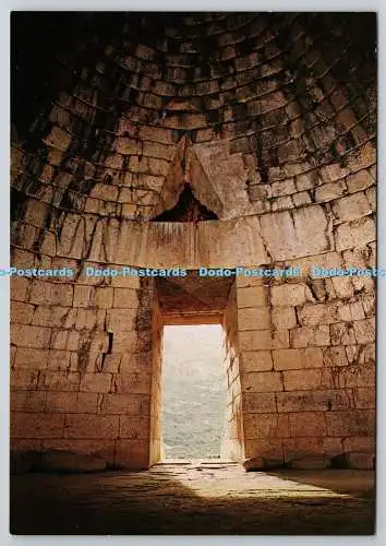 D318451 Mykene. Blick auf den Eingang zur Schatzkammer der Artreas von innen. Hellas. Ha