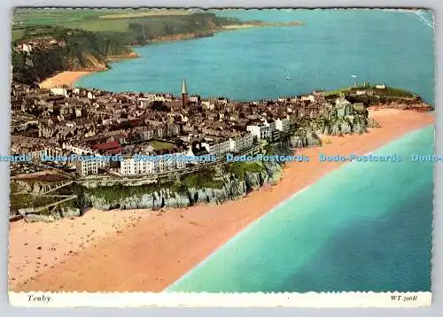 D320099 Tenby. Airviews. Valentinstag. PM. Southall. Middlesex. 1969