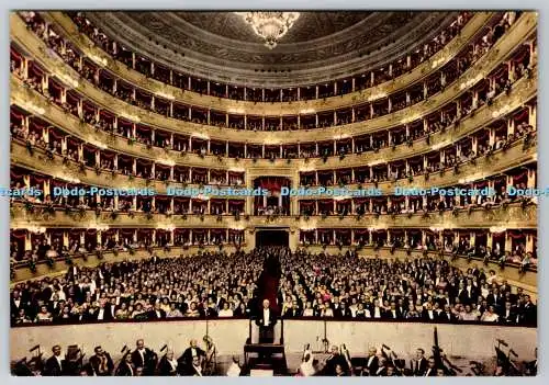 D323722 Milano. Theater zur Scala. Innenraum. Postkarte