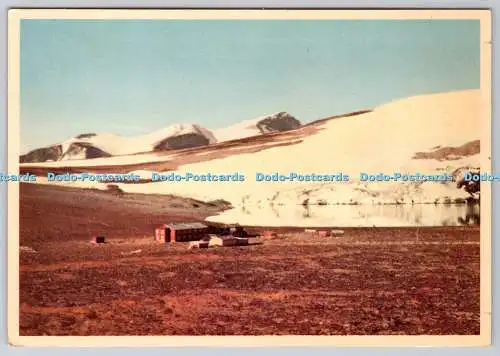 D323723 Norwegen. Jotunheimen. Die Juvass Kabine. in der Ferne. Normann Kunstfor