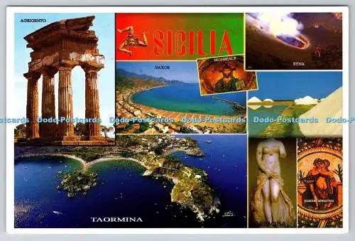 D315672 Sizilien. Agrigent. Naxos. Monreale. Ätna. Piazza Armerina. Syrakus. Ni