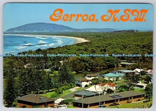 D315674 Australien. New South Wales. Gerroa. Blick nach Süden Richtung Mt. Coolangatt