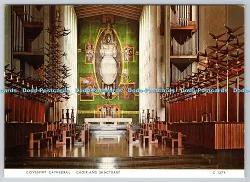 D323726 Kathedrale von Coventry. Chor und Sancruary. Judges Ltd. Hastings. England