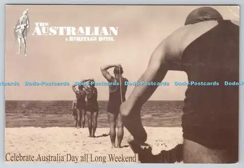 D315677 Australian Heritage Hotel The Rocks. Australia Day Celebration. Postkarte