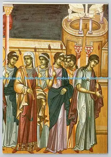 D318485 Kloster Studenica. Darstellung der Jungfrau im Tempel. Widder Verlag. Munch