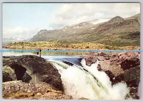 D323728 Stora Sjofallet. Schwedens große Seefälle. Sven Hornell. Riksgransen. Ul
