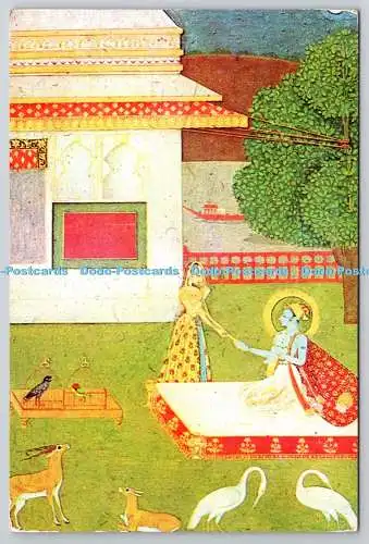 D318488 Indien. Krishna versucht Radha festzunehmen. Kishangarh. Indien Tourismusentwicklung