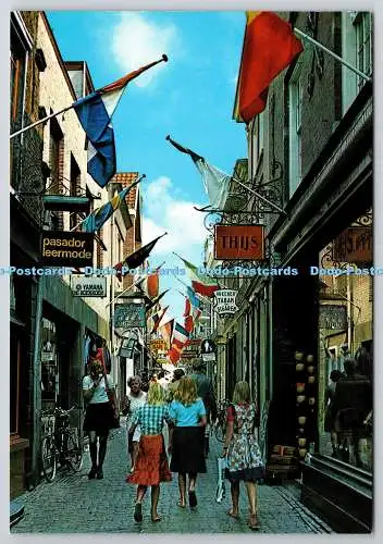 D320112 Alkmaar. Magdalenenstraat. Krüger. Schlittenfahren